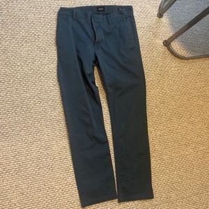 blue rvca weekend stretch pants